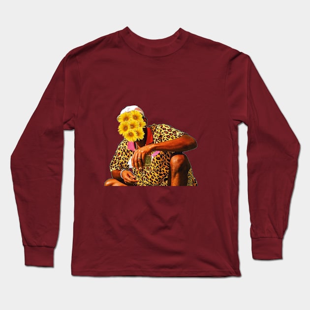 flower boy Long Sleeve T-Shirt by dogluvr